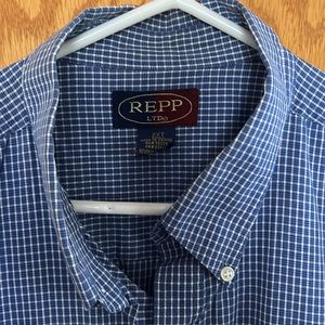 Men’s REPP Long Sleeve Button Down Shirt Sz 2X Tall